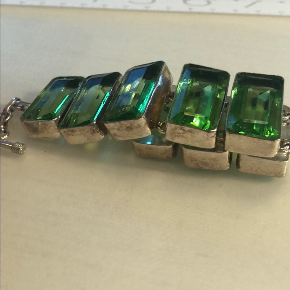 Vintage Sterling Statement Bracelet - image 5